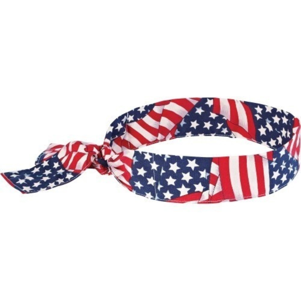 Chill Its Evaporative Cooling Bandana Stars & Stripes Ergodyne Work Gear New